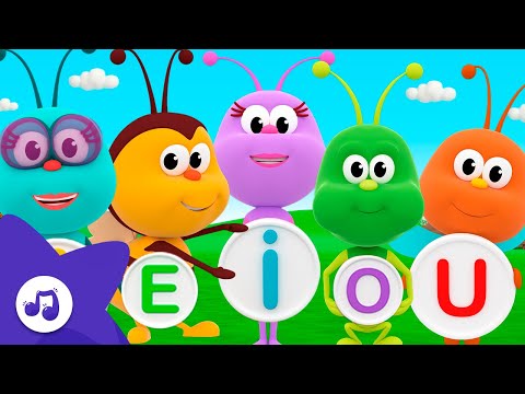 AEIOU ✏️ Le Vocali | Canzoni per Bambini | Piccoli Insetti