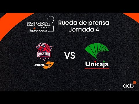 Rueda de prensa: KIROLBET Baskonia-Unicaja