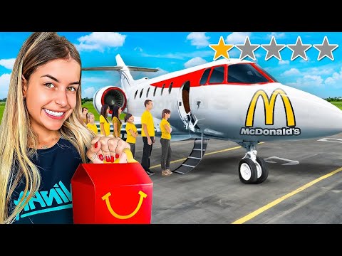TRANSFORMEI O MEU AVIÃO EM UM MC DONALDS !!!