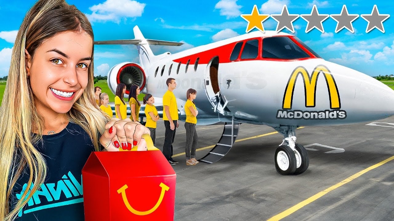 TRANSFORMEI O MEU AVIÃO EM UM MC DONALDS !!!