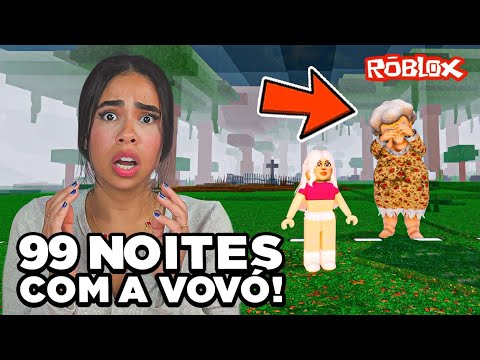 100 DIAS SOBREVIVENDO NA FLORESTA DA MINHA AVÓ NO ROBLOX