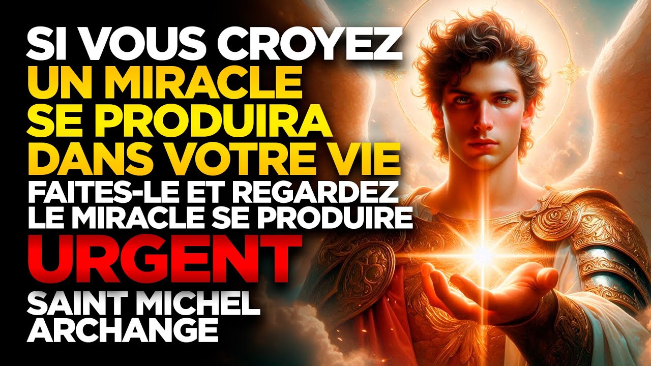 SAINT MICHEL ARCHANGE | VOYEZ LE MIRACLE QUI SE PRODUIT DANS VOTRE VIE, REGARDEZ LE 2 DÉCEMBRE