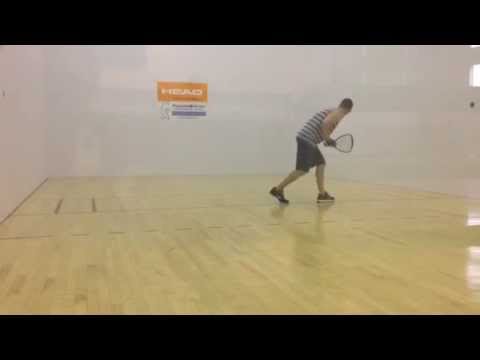 Rocky Carson: Racquetball Drive Serve Tips - Follow-Up