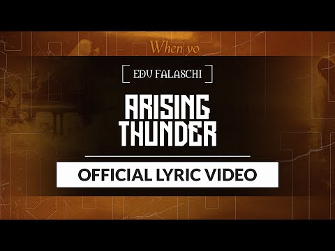 EDU FALASCHI | Arising Thunder | Official Lyric Video