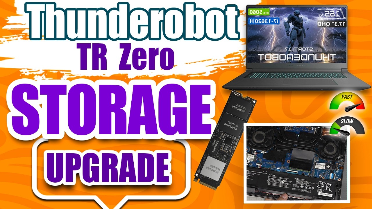 How to Upgrade SSD Storage on Thunderobot Zero Laptop | TR-Zero Step-by-Step