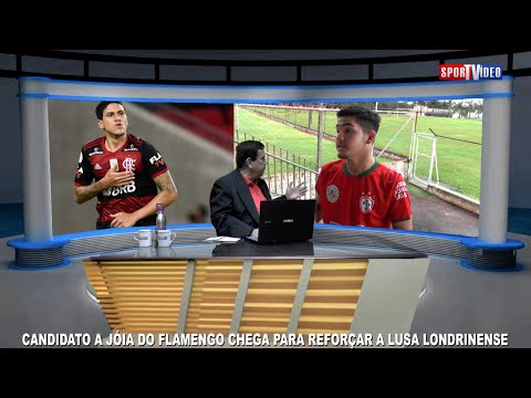 PEDRO ,CANDIDATO A JÓIA DO FLAMENGO, REFORÇA A LUSA LONDRINENSE NO PARANAENSE SUB-19.