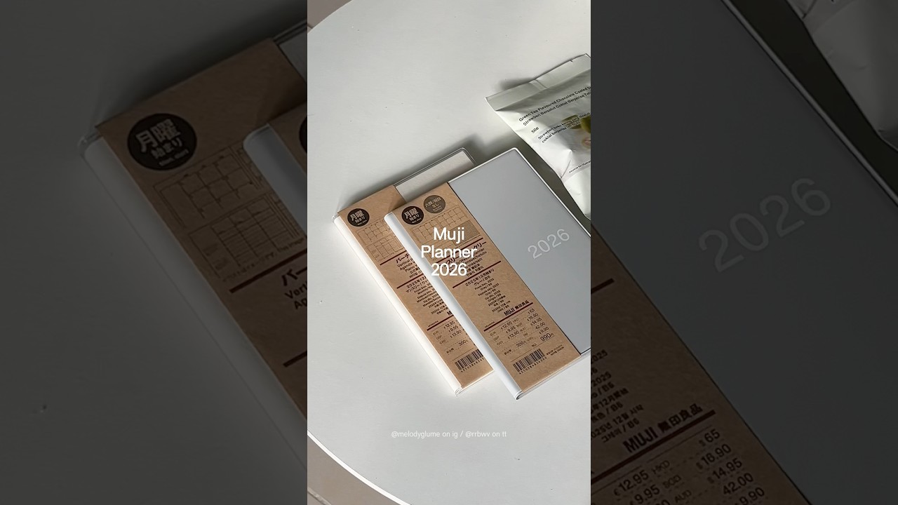 2026 Muji Planner (Monthly/Weekly vs Vertical) 📔📝✨ #mujiplanner #2026planner #muji #journaling