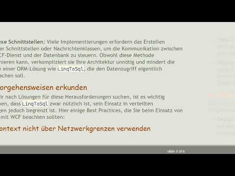 Best Practices für die Verwendung von LinqToSql mit WCF in n-Tier-Anwendungen