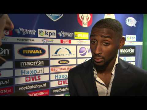 Jeffry Fortes na afloop van FC Dordrecht - Feyenoord