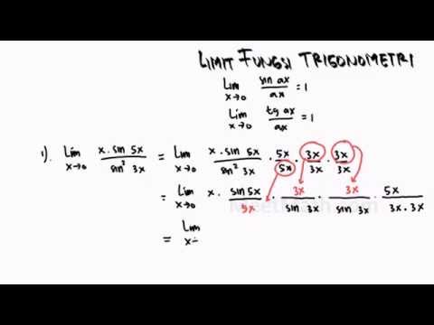 Limit Fungsi Trigonometri - Contoh 3