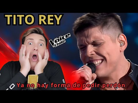 EPIC REACTION TO TITO REY!!!! on THE VOICE CHILE