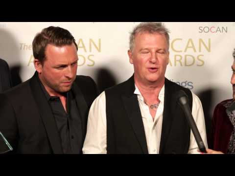 Alan Frew, Johnny Reid, Marty Dodson  - 2014 SOCAN Awards Country Music Award