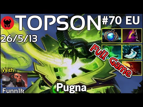 TOPSON [OG] plays Pugna!!! Dota 2 Full Game 7.19