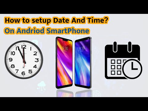 How To Set Date And Time On LG G7 ThinQ | Whok Cooler Set Up Date And Time On SmartPhone Android.