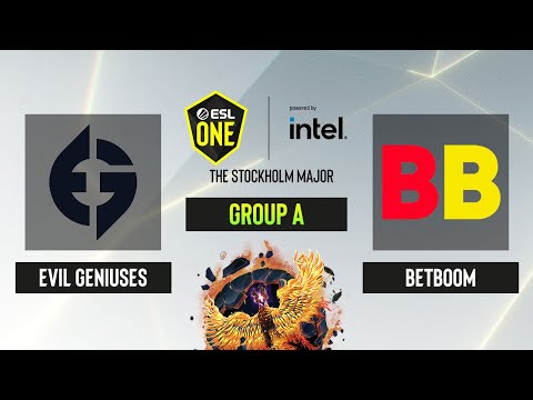 Dota2 - Evil Geniuses vs. BetBoom - Game 1 - Group A - ESL One Stockholm 2022