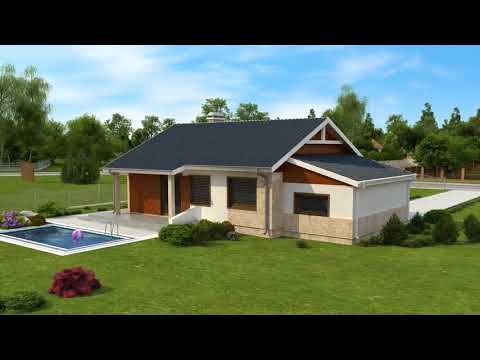 Z78 GL - Gotowy projekt domu parterowego w tradycyjnym stylu do 80 m2