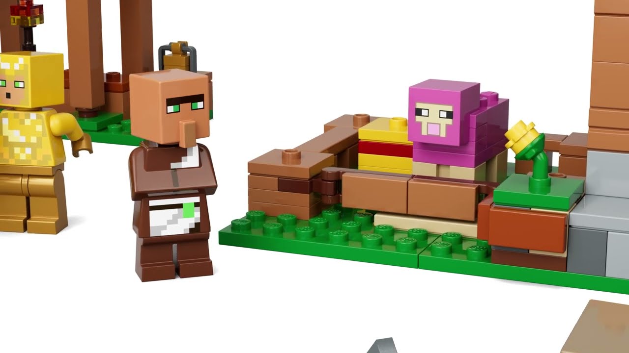 LEGO Minecraft - Útok Mága na vesnici