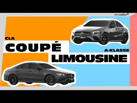 The relentless battle: Mercedes sedan or coupe? A-Class or CLA? I German I 4 k I 2019