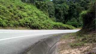 preview picture of video 'Honda Wave Dash Cornering at Kuala Klawang 1'