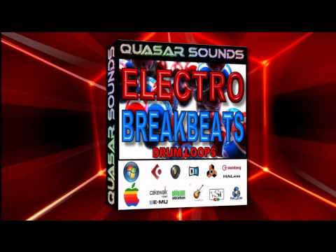 ELECTRO BREAKBEATS LOOPS 130 BPM    WAVE and MIDI