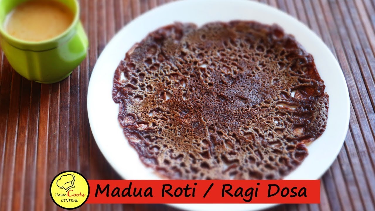 Instant Ragi Dosa Recipe | Mandua Roti | Ragi Crepes | Healthy Recipes