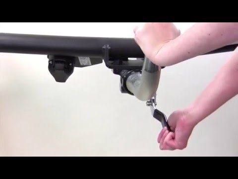 GDW T35 Anhängerkupplung abnehmbar Kugelstange von hinten gesteckt  | Rameder Anhängerkupplung