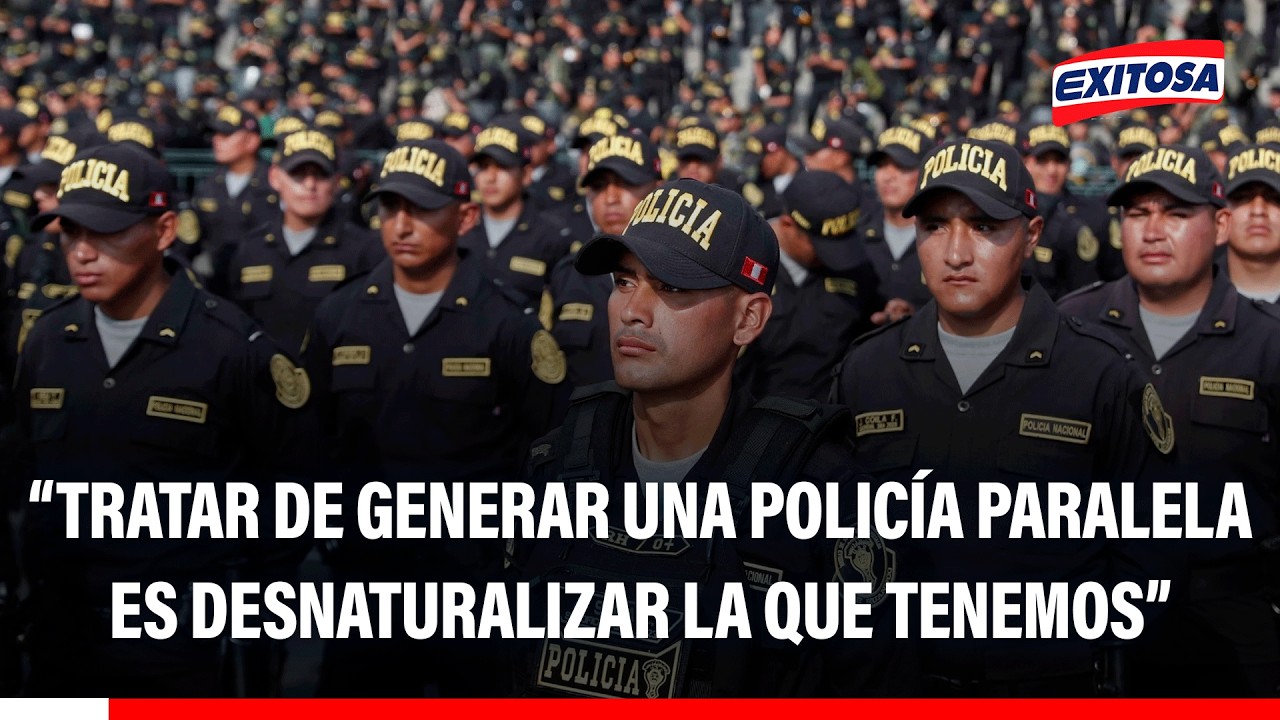 🔴🔵 Policía Municipal debilitaría a la PNP y sería inconstitucional, según Dimitr Senmache
