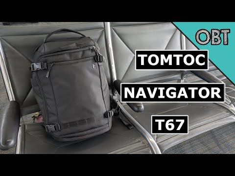 Tomtoc Navigator T67 Travel Laptop Backpack (Upgraded T66 Comparison)
