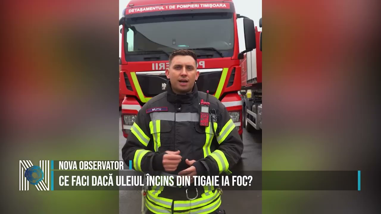 Ce faci dacă uleiul încins din tigaie ia foc?