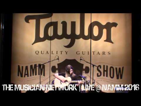 TAYLOR GUITARS w/ GABRIELLA QUEVEDO (Tension by Kotaro Oshio) - NAMM 2016 - TMNtv