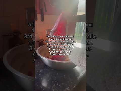 Raspberry and Rose Bundt Cake