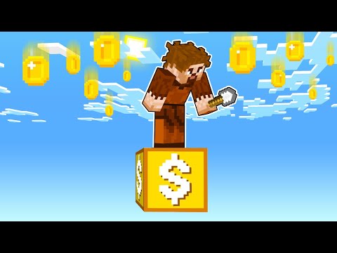 MİLYONER TEK BLOK 💲 - Minecraft