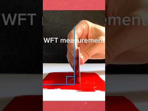 How to measure WFT of paint | #WFT #Painting #graco #painttesting #astm3363 #iso #pspc #sspc  #imo