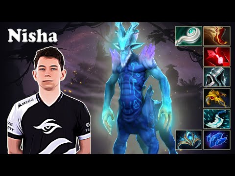 Nisha - Leshrac Midlane | Dota 2 7.29c Gameplay
