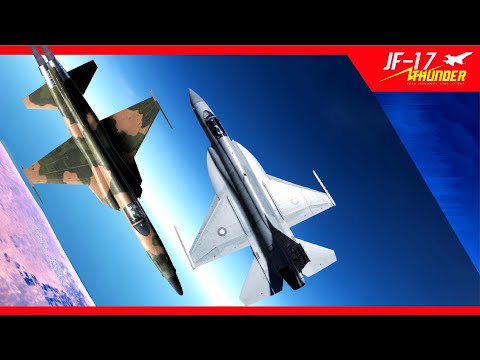 DCS WORLD : Dogfight  JF-17 Thunder VS  F-5E Tiger [ gun only ]