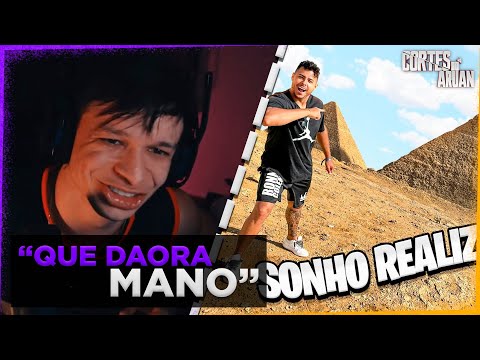 ARUAN REAGE A MEU MAIOR SONHO SE TORNOU REALIDADE CONHECI AS PIRÂMIDES 😭 (RENATO GARCIA)