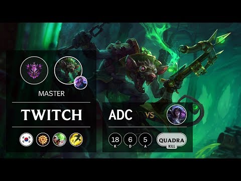 Twitch ADC vs Kai'Sa - KR Master Patch 9.17
