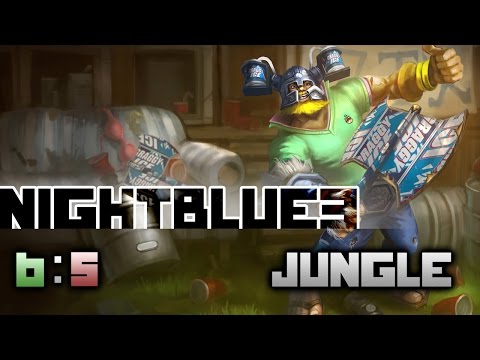 6.24 Nightblue3 as Olaf vs Evelynn in the Jungle!