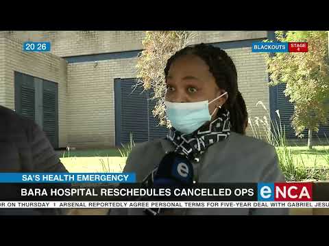 Bara hospital reschedules cancelled operations