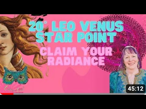 Weirdly Cosmic New 20˚ Venus Star Point/Cazimi | CLAIM YOUR RADIANCE