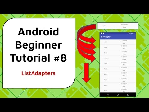 Android Beginner Tutorial #8 - Custom ListView Adapter For Displaying Multiple Columns