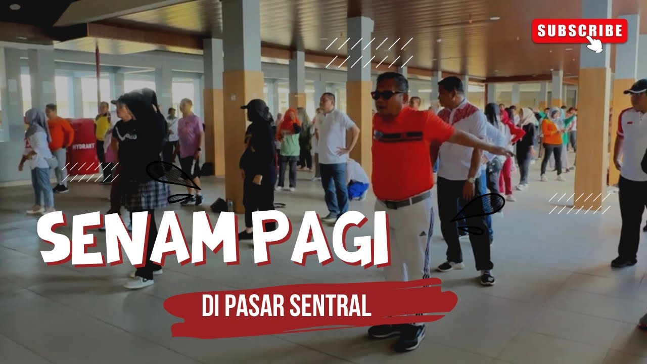 Pererat Silaturahmi Pedagang dan Pegawai, Pemkot Gorontalo Gelar Senam Pagi Bersama