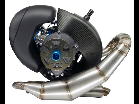 e-82 Paramotor engine and Starseed Fusion Titanium frame. Easy pull-start and full power ground test