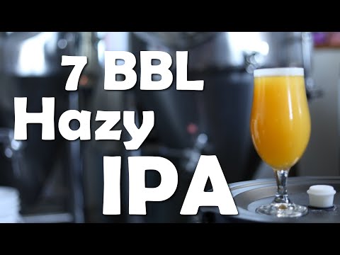 Hazy IPA Brewed with Incognito Hop Extract on our 7 BBL Commercial Brewhouse