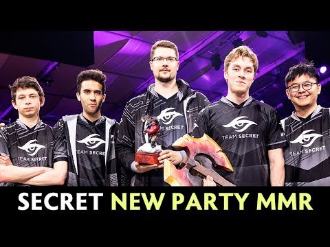 Secret trying NEW PARTY MMR — whole team with coach in one game