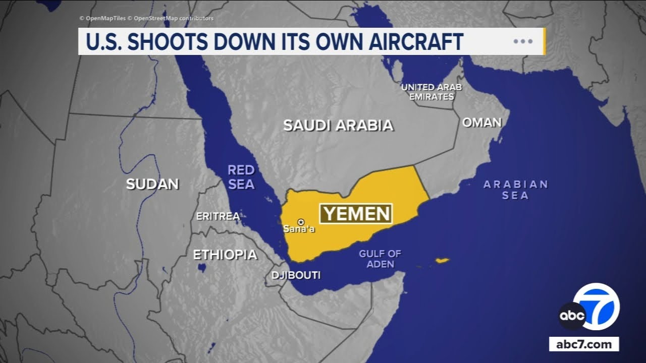 2 US Navy pilots shot down over Red Sea in apparent 'friendly fire' incident, US military says