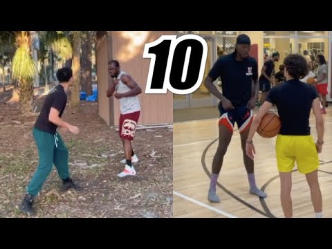 Top 10 HEATED Streetball Moments on BBall Vault