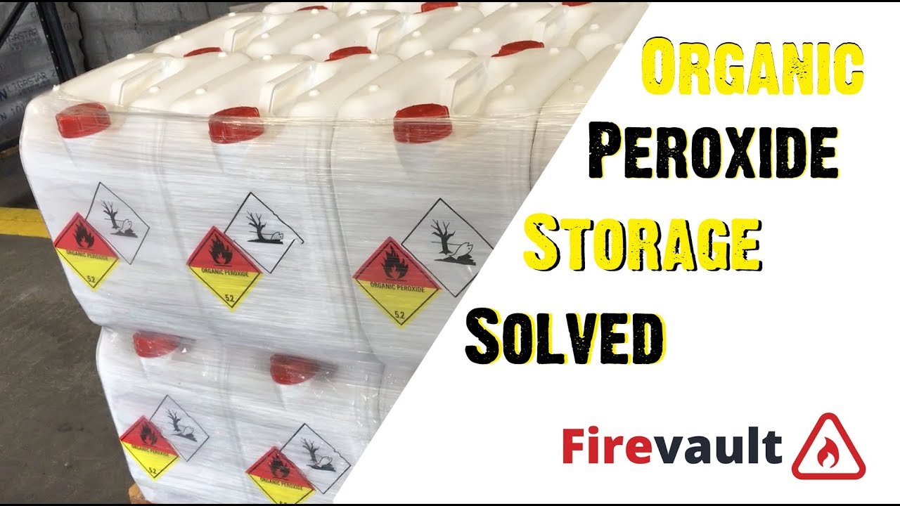Organic Peroxide Storage - Stainless Steel Firevault