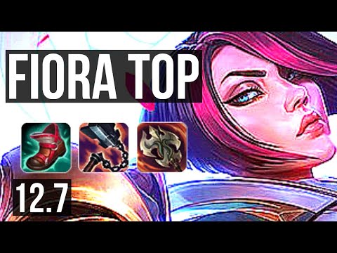 FIORA vs NOCTURNE (TOP) | 10 solo kills, 14/1/2, Legendary, 700+ games | KR Diamond | 12.7