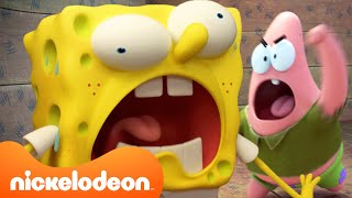 Every MISTAKE SpongeBob Made at Kamp Koral - Part 2! 😵 | 90 Minute Compilation | Nicktoons